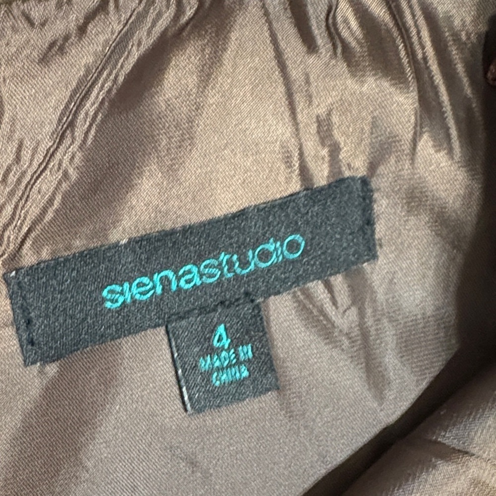 Siena Studio leather Dark Brown Maxi Skirt - Picture 3 of 13